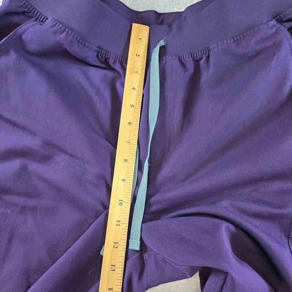 FIGS Pants Mens 36x32 Purple Cargo Relaxed Knit Polyester Viscose‎ Spandex